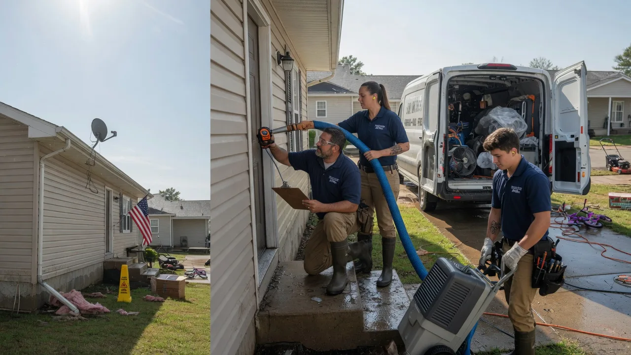 Ceiling Water Damage Restoration in Centerville, TN near me